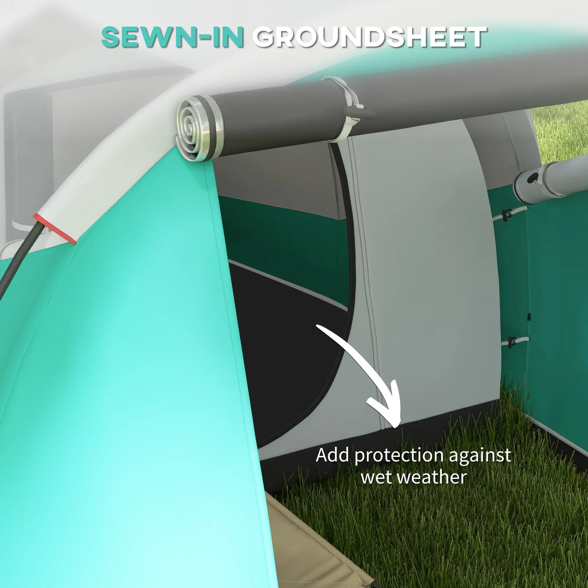 Tunnel Camping Tent 3 Person