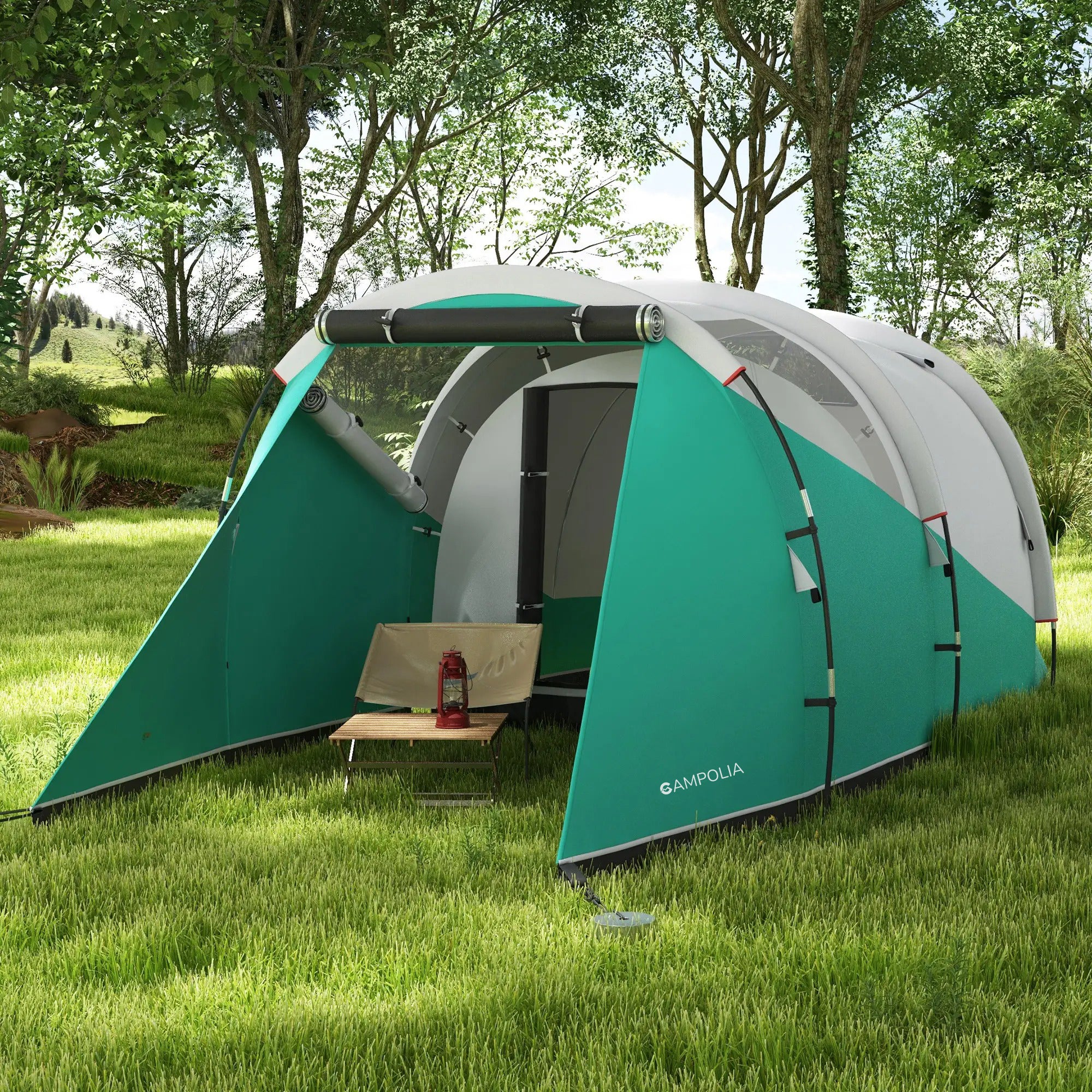 Tunnel Camping Tent 3 Person