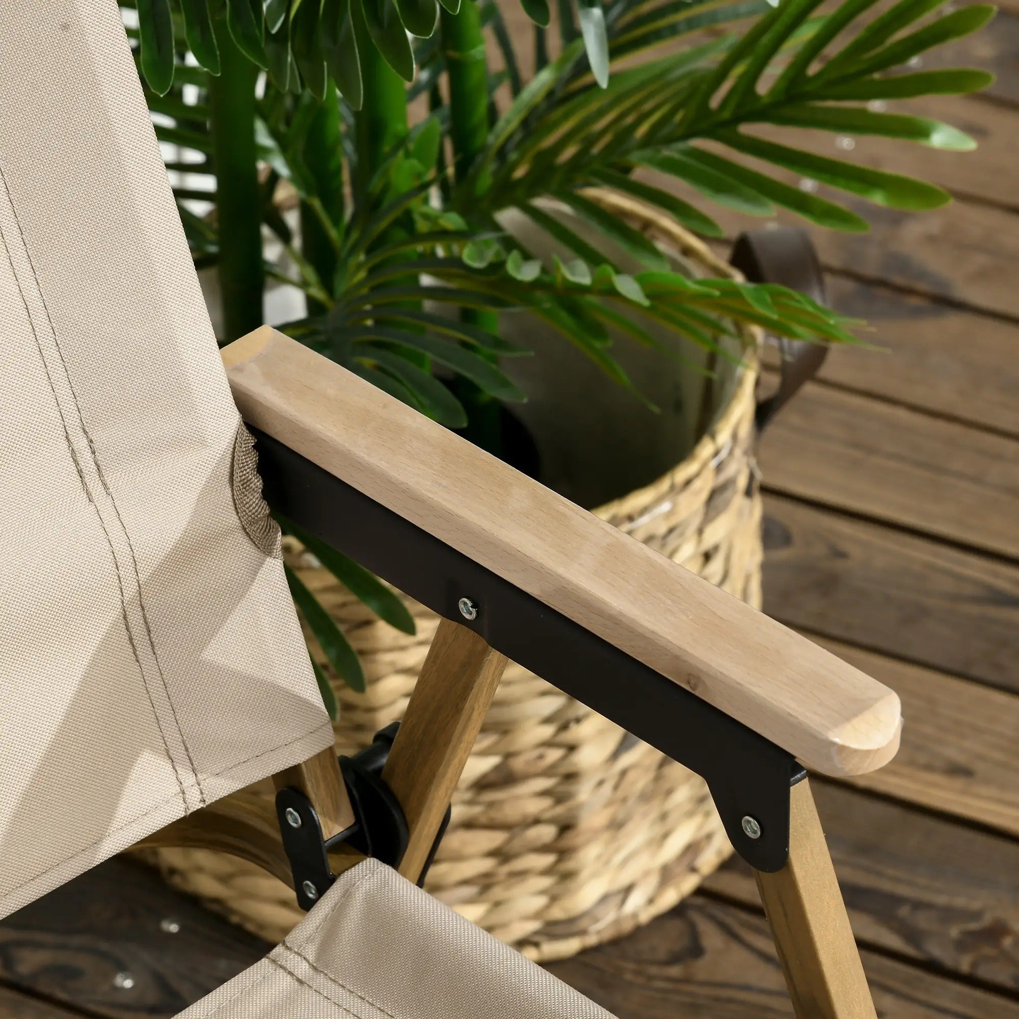 Folding Khaki Camping Chair Portable