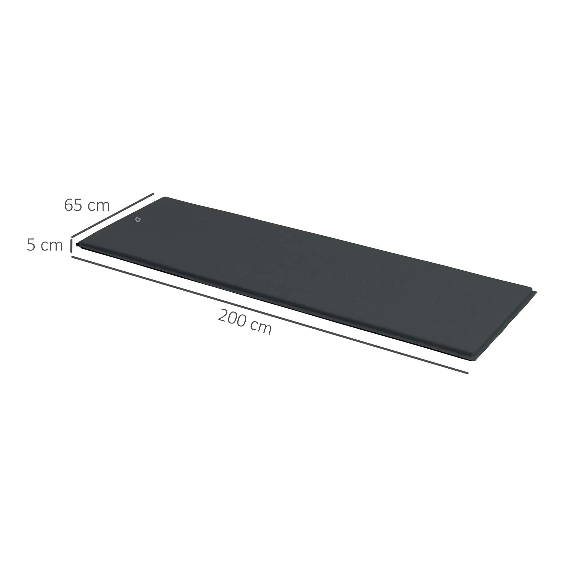 Grey Single Self-Inflating Mattress