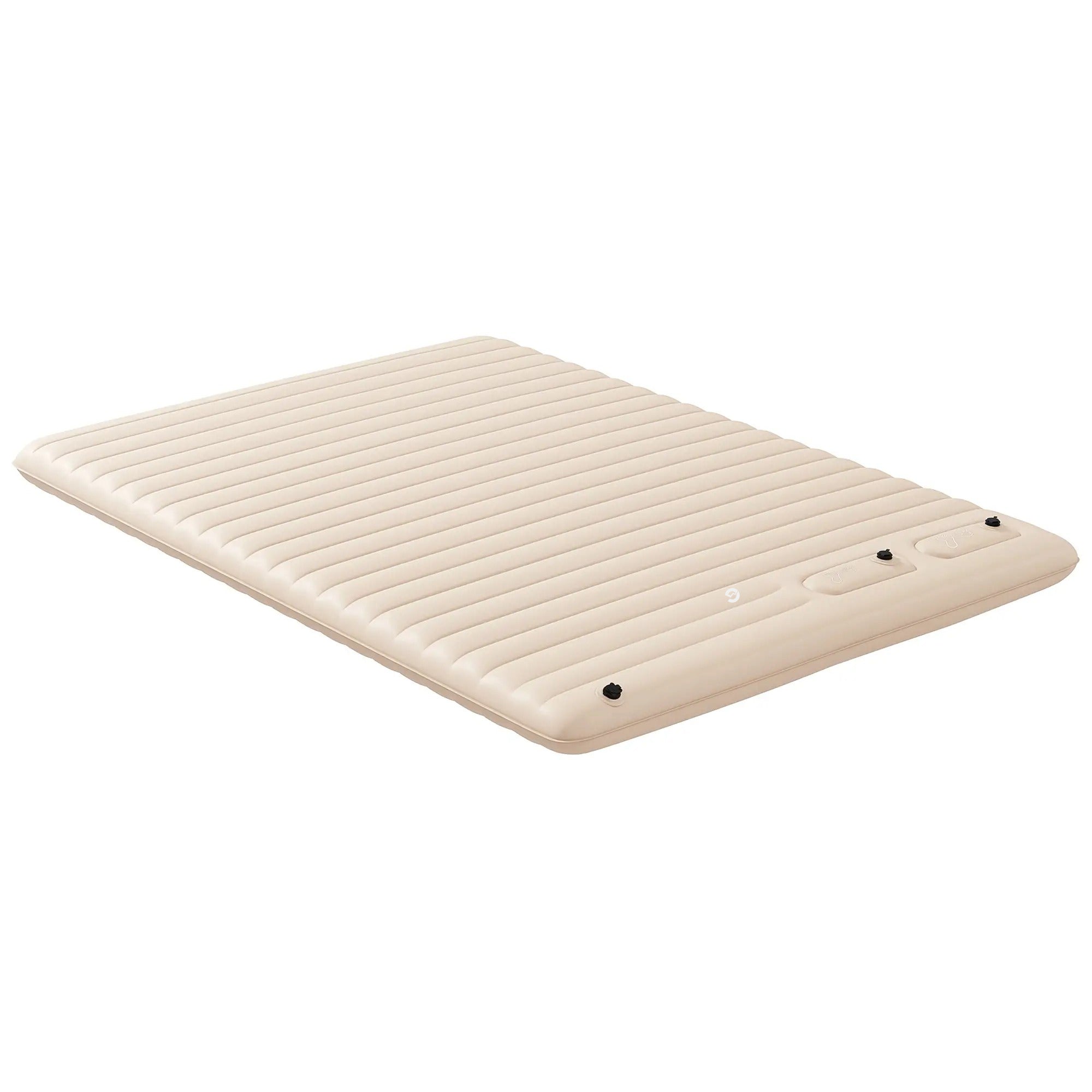 White Double Inflatable Camping Mattress